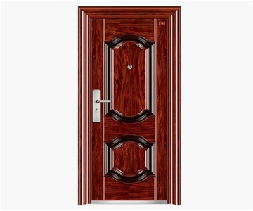 Steel fireproof entrance door