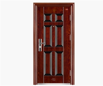 Steel fireproof entrance door