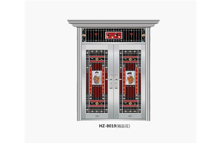 Imitation copper unit door