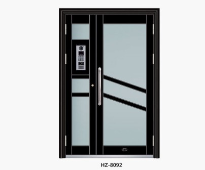 Zinc iron alloy unit door